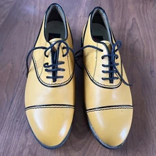 Honma Yellow Golf Shoes Size US Womens Size 8. Lightly Worn