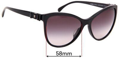 SFx Replacement Sunglass Lenses fits Chanel 5281-Q-A - 58mm