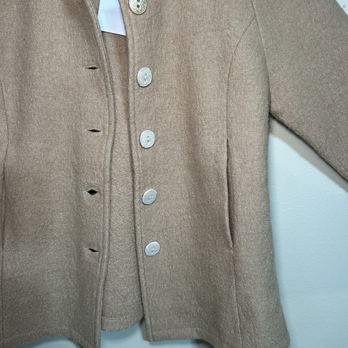 Appleseeds Camel Boiled Wool Jacket Size SPS Blazer Coat - Picture 4 of 10