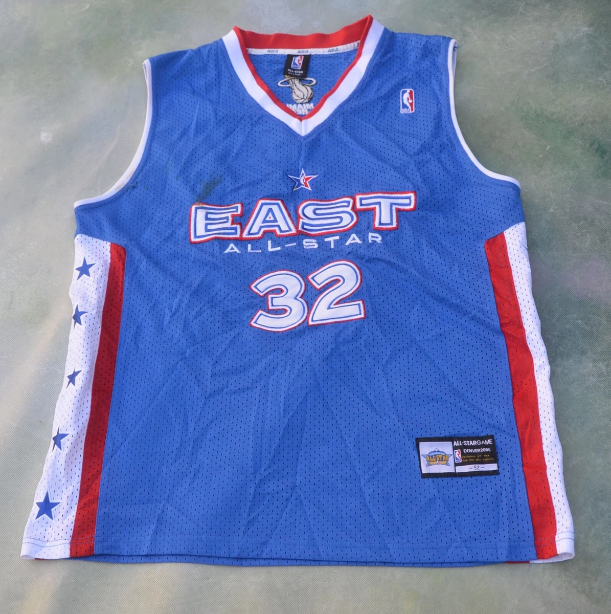 2005 NBA All Star Game Miami Heat Shaquille O Neal 32 Jersey Size