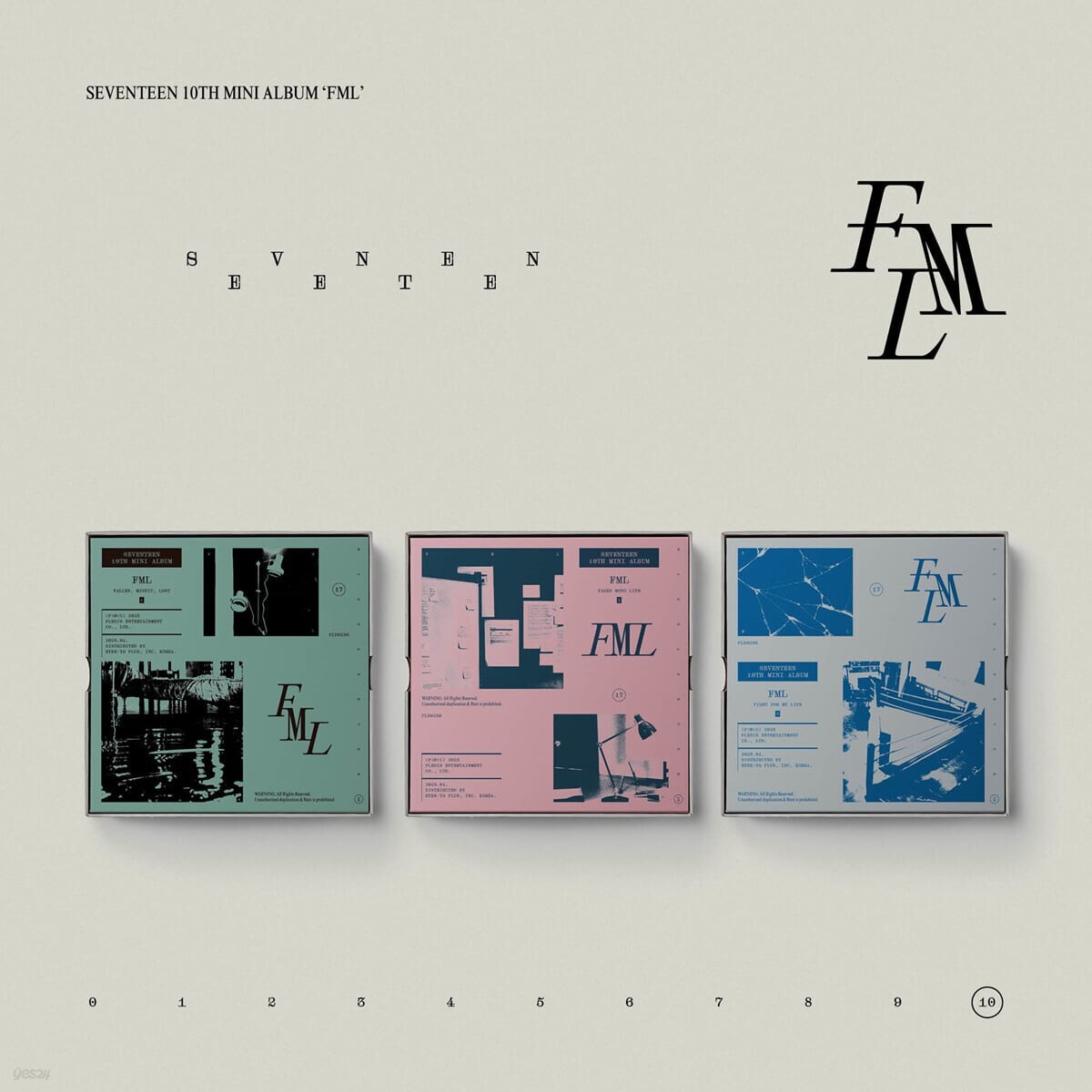 SEVENTEEN - SEVENTEEN FML エントリーカード SEVENTEEN FML Universal Music JAPAN Tokyo DOME Limited