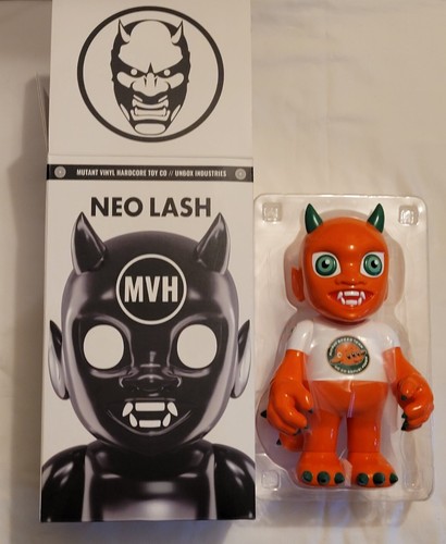 Unbox Industries x Mutant Vinyl Hardcore Orange Speed Team Mascot Neo Lash MVH - 第 1/19 張圖片