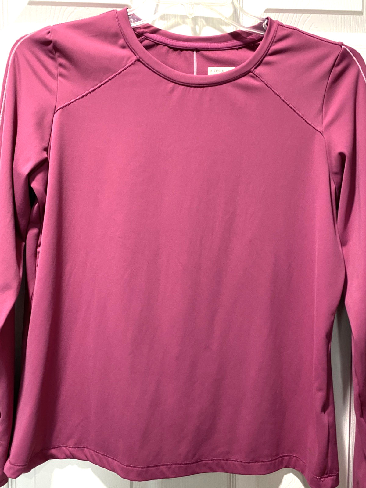 Mondetta Pullover Performance Top Mauve Long Slee… - image 7