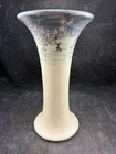 Weller Pottery Arts and Crafts  Vase Hudson  Ivory and floral lavender 10.5"