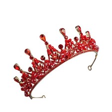  1PC fait à la main strass Inliad couronne mariée cheveux cerceau coiffure pour