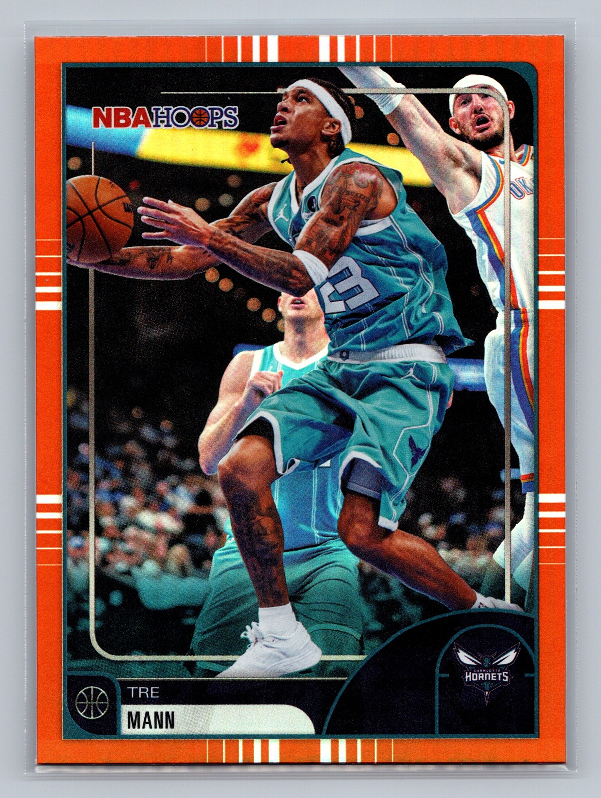 2025-26 Topps NBA Hoops TRE MANN #127 Orange Charlotte Hornets