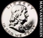 1961 Franklin Half Dollar- Silver- Choice Gem Proof Luster No Reserve #J2338