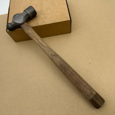 Vtg ATHA Ball Peen Hammer Wooden Handle - Farrier/Machinist USA 15  26.5oz OAW