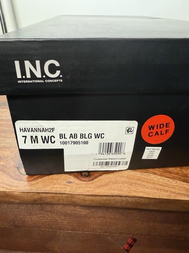 INC Havannah Stiefel.. glitzernd Gr. 7 weite Wade blau/türkis kniehohe Stiefel - Bild 9 von 9