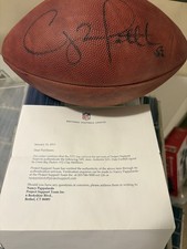 GOLD LOGO CLAY MATTHEWS Signed F/S Wilson “THE DUKE” Football NFL GB PACKERS COA