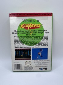 Kick Master (NES Nintendo) - Box And Game Only - Authentic - Tested