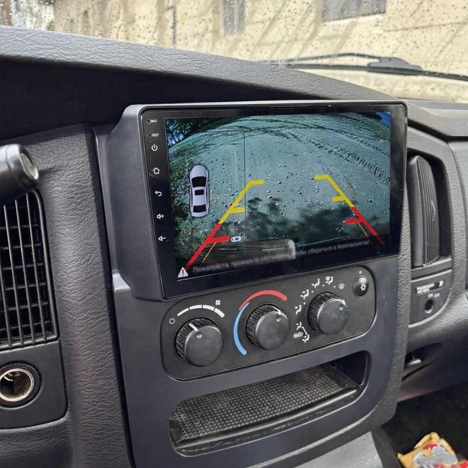 For 2002-2004 2005 Dodge Ram Radio Stereo Apple CarPlay Android 15 Navi FM GPS - Image 3 of 4