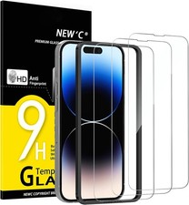 Designed for iPe 14 Pro Screen Protector, Enhanced Tempered Glass