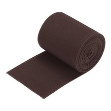 Twill Elastic Band 2.8" 2 Yard 1 Roll Flat Elastic Ribbon Cord Dark Brown