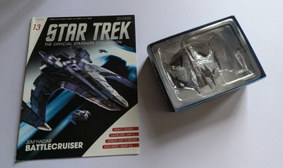 Star Trek Ship Eaglemoss Collection #13 Jem' Hadar Battlecruiser w/Magazine