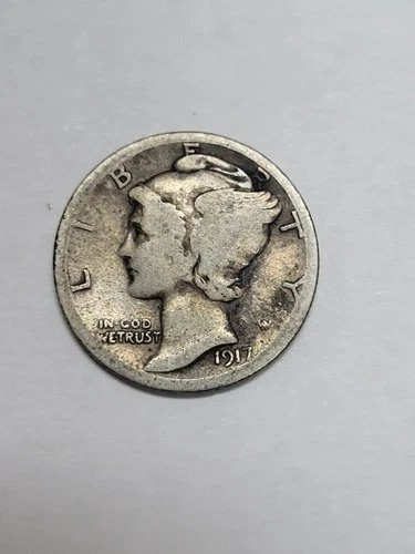 1917 D Mercury Dime