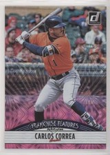 2019 Donruss Franchise Features Pink Firework Carlos Correa Royce Lewis #FF5 xq3