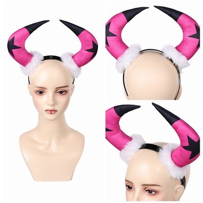 Helluva Boss Verosika Mayday Horns Halloween Carnival Cosplay Headwear
