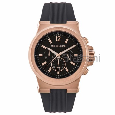 Michael Kors Original MK8184 Men's Stainless Steel Chronograph Watch Black