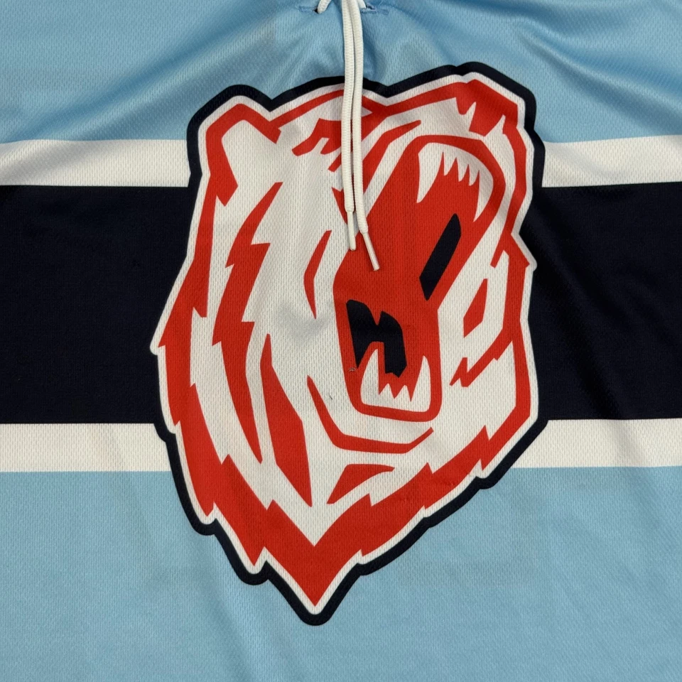 Camiseta deportiva de hockey Anchorage Wolverines para hombre mediana NCAA adulto 47 colgante Foto 3 de 4