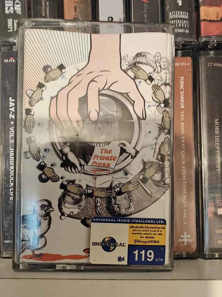 DJ Shadow The Private Press FULLY PLAY GRADED cassette album ** ref images  - Image 2 of 4
