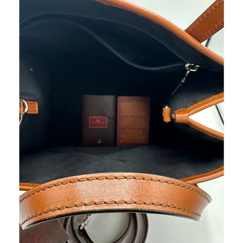 Bolso bandolera etro crown me paisley cuero tachuelas turquesa nuevo con etiquetas tote - Imagen 6 de 9