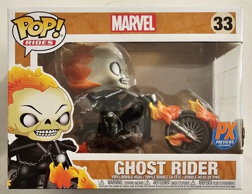 FUNKO POP RIDES 33 MARVEL GHOST RIDER PX PREVIEWS EXCLUSIVE FAST SHIPPING