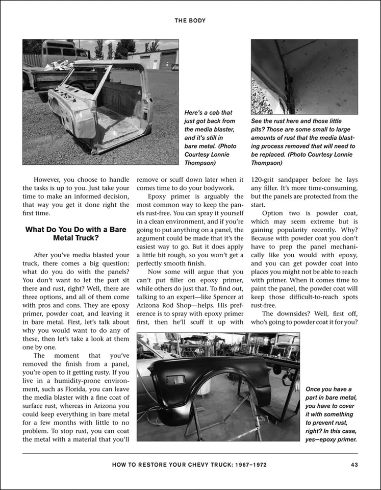 Cómo restaurar tu camioneta Chevy 1967 1968 1969 1970 1971 1972 camioneta restauración Foto 2 de 3