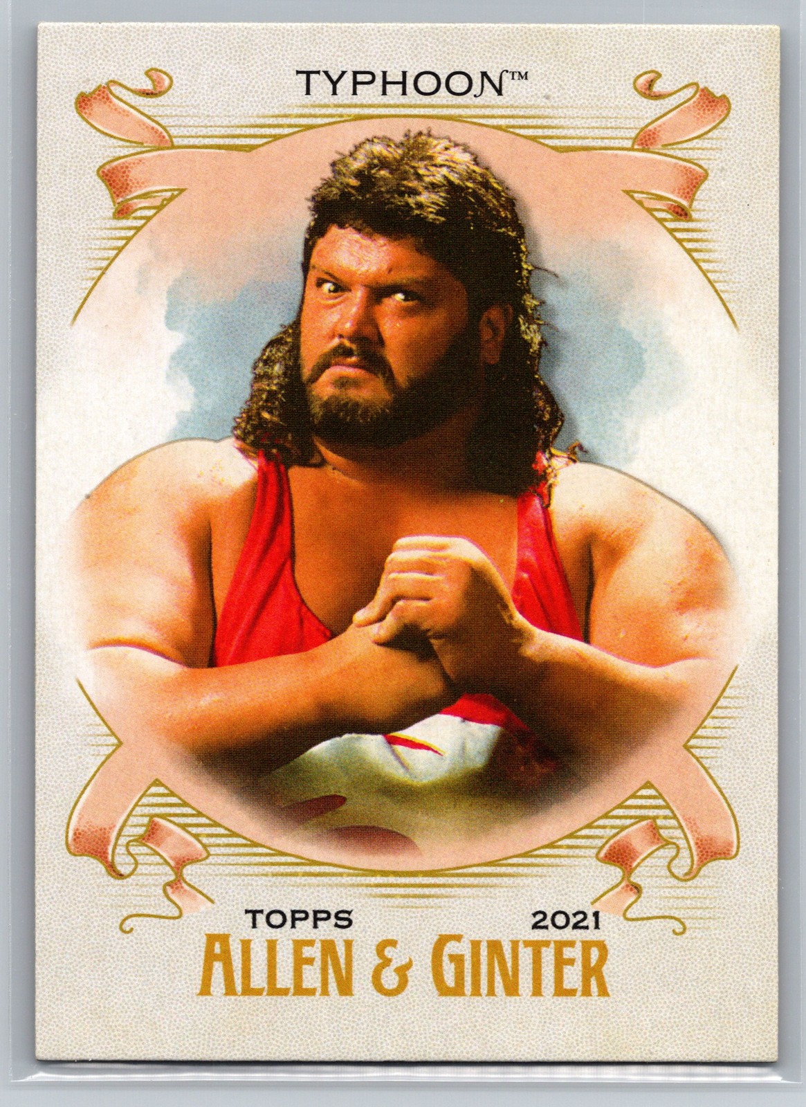 2021 Topps WWE Heritage Typhoon Allen and Ginter Insert Card #AG 22 Legend