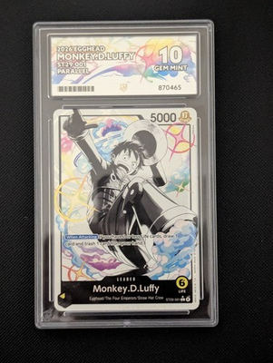 #ad One Piece Monkey.D.Luffy ST29 001 Leader Alt Art Egghead Promo Leader ACE 10 GBP 130.00