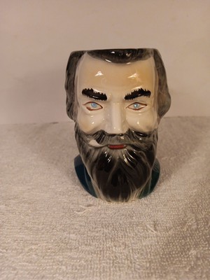 Vintage 1964  Ameriann Original Toby Mug. Johannes Brahms. 3D Face, Japan.