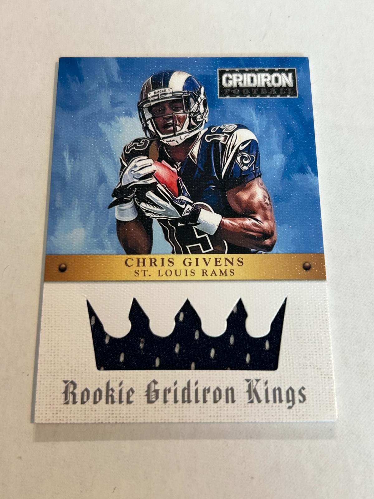 Chris Givens Panini Gridiron Rookie Gridiron Kings Jerseys #20 Base