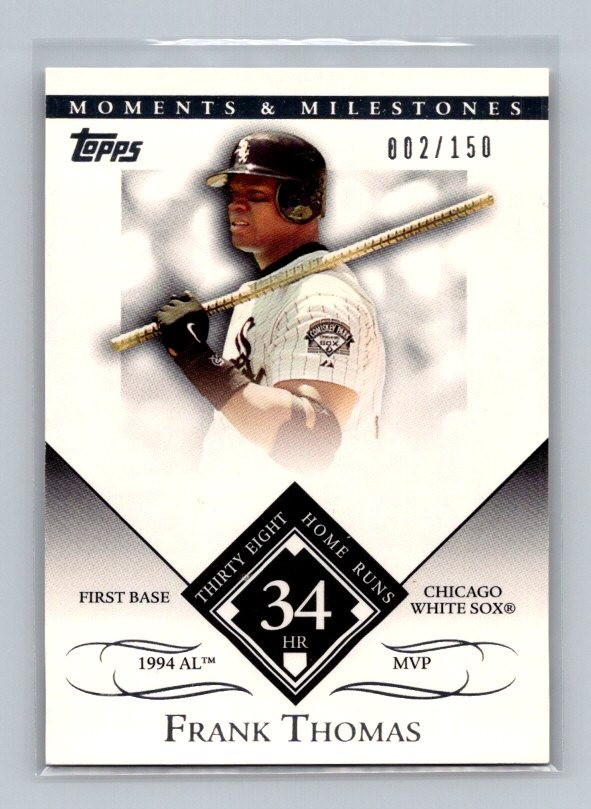 Frank Thomas 2007 Topps Moments & Milestones #106-34 #/150 Chicago White Sox