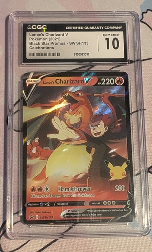 Lance's Charizard V graded CGC 10 for sale on eBay