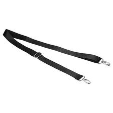 59" Shoulder Strap, 0.98" Width Adjustable Strap with Swivel Hooks, Black