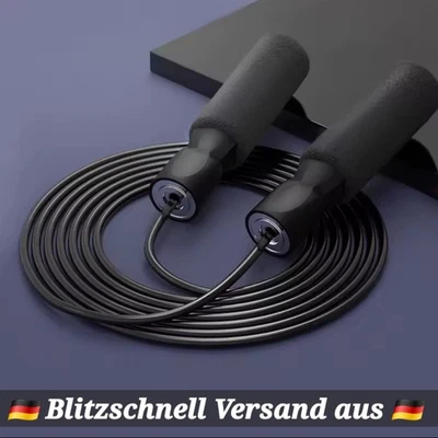 Q4LIFE Profi Springseil 3M Skipping Rope Sports Fitness Boxen Hüpfseil 5 mm Hochwertig