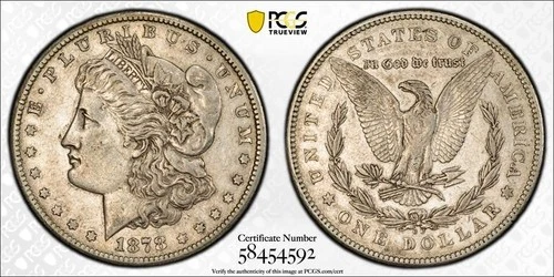 1878-CC $1 Silver Morgan Dollar PCGS XF45 #4592