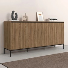 DUNELM   Bari Extra Wide Sideboard 4 Doors CompositionParticleboard