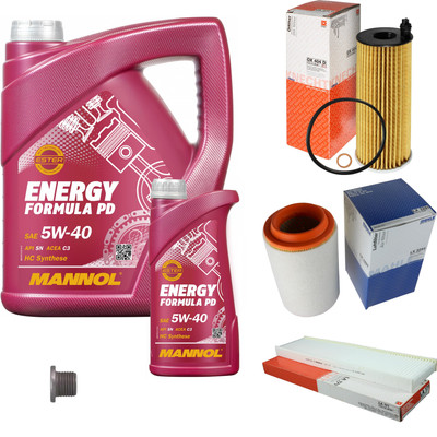 MAHLE Inspektionspaket 6 L MANNOL Formula 5W-40 für MINI Mini Countryman Cooper