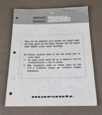 Marantz SD8000dbx Service Manual D-4024