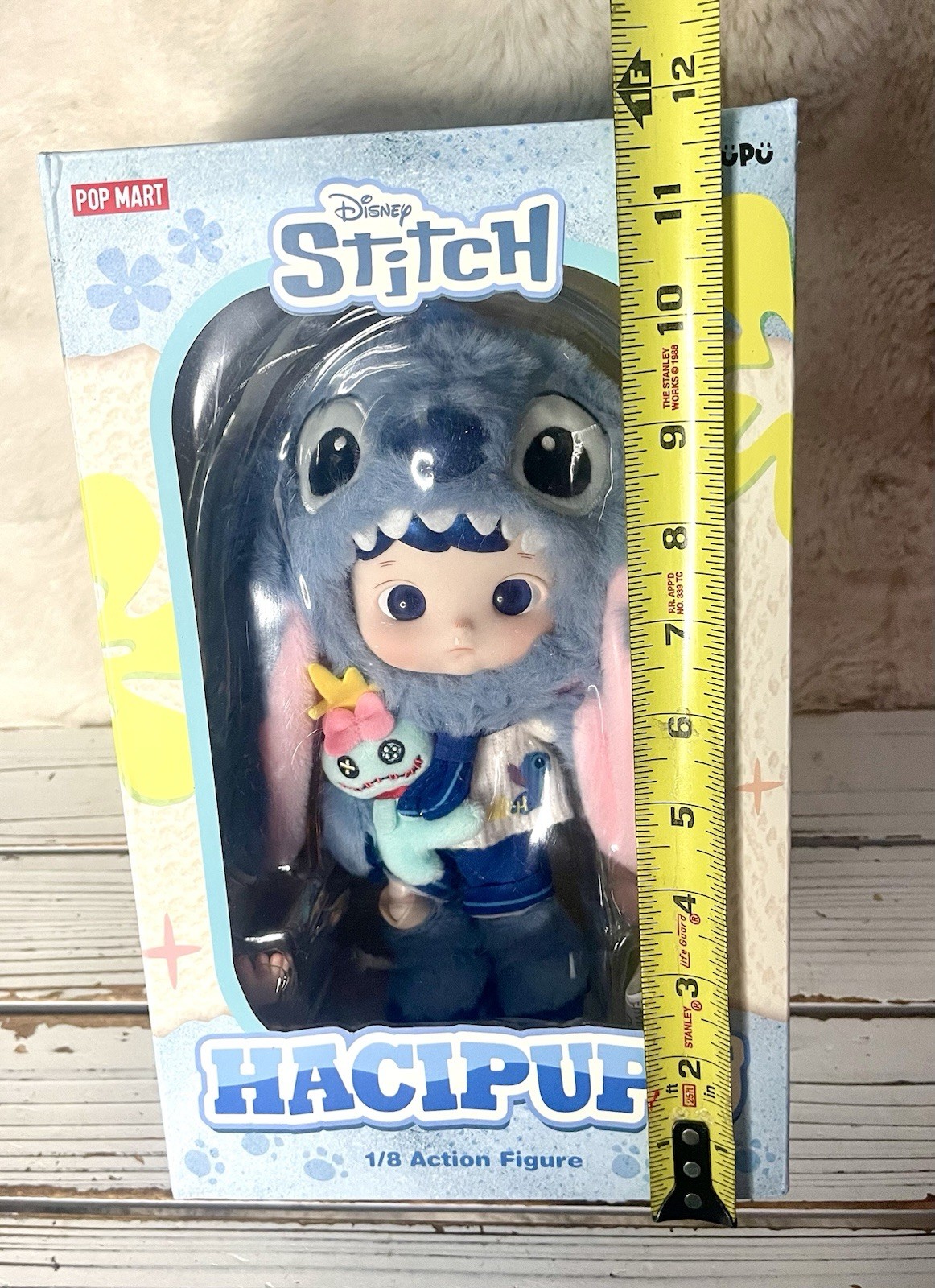 AUTHENTIC Pop Mart HACIPUPU STITCH 1/8 Action Figure NEW FAST SHIP