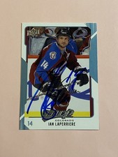 Ian Laperriere 2008-09 Upper Deck MVP IP Auto Autograph #3