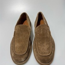 Dolce & Gabbana DG-Plaque Suede Loafers Brown Men’s UK 10/US 11