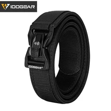 IDOGEAR Tactical 1.5" Belt with Lock Quick-Release Buckle Waist Belt Duty Gear