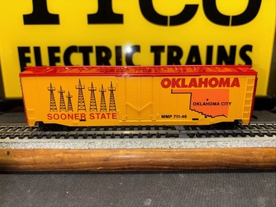 Mantua Oklahoma State HO 50  Boxcar, All Steps & Brakewheel