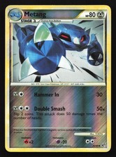 Carta Pokemon Metang 30/90 HGSS Undaunted Non Comune Reverse Holo