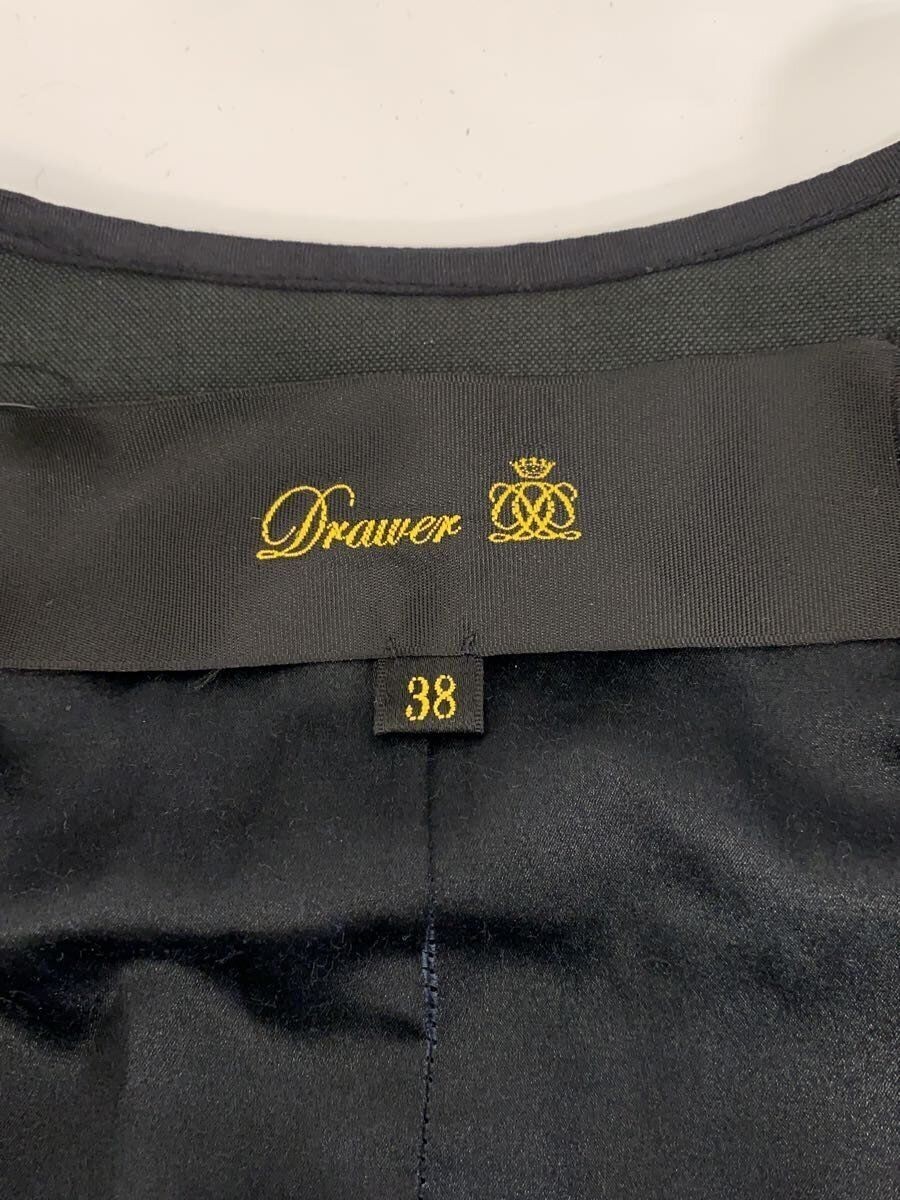 ALTRA CASSETTO altro cappotto 38 cotone nero tinta unita