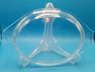 New ListingPYREX 943-C 22 Vintage Clear Glass LID ONLY Oval Domed Replacement Handle Tab