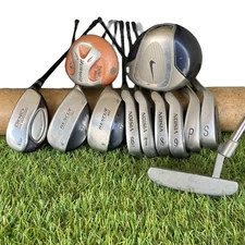 Taylormade Nike Vision Nickent Regular Flex Complete Mens Golf Club Set Right