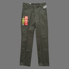 Dickies Flex Twill Slim Fit Dark Green Work Pants 30x32 NWT